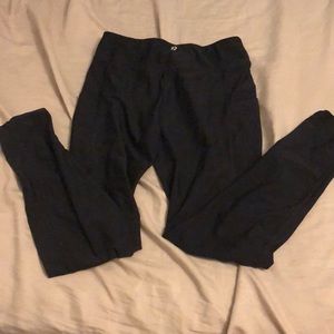 Xl youth girls, black leggings with pockets(phone not included)